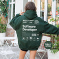 Funny Software Developer Hoodie, Programmer Sweatshirt, Backend Developer Sweater, Coding Gift, Web Developer, Nerdy Software Engineer Gift