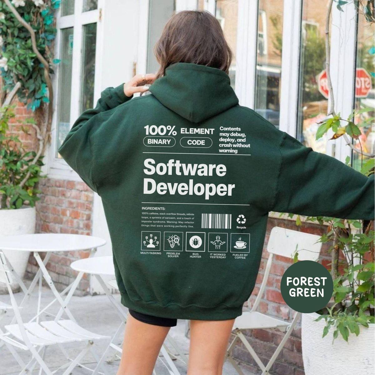 Funny Software Developer Hoodie, Programmer Sweatshirt, Backend Developer Sweater, Coding Gift, Web Developer, Nerdy Software Engineer Gift