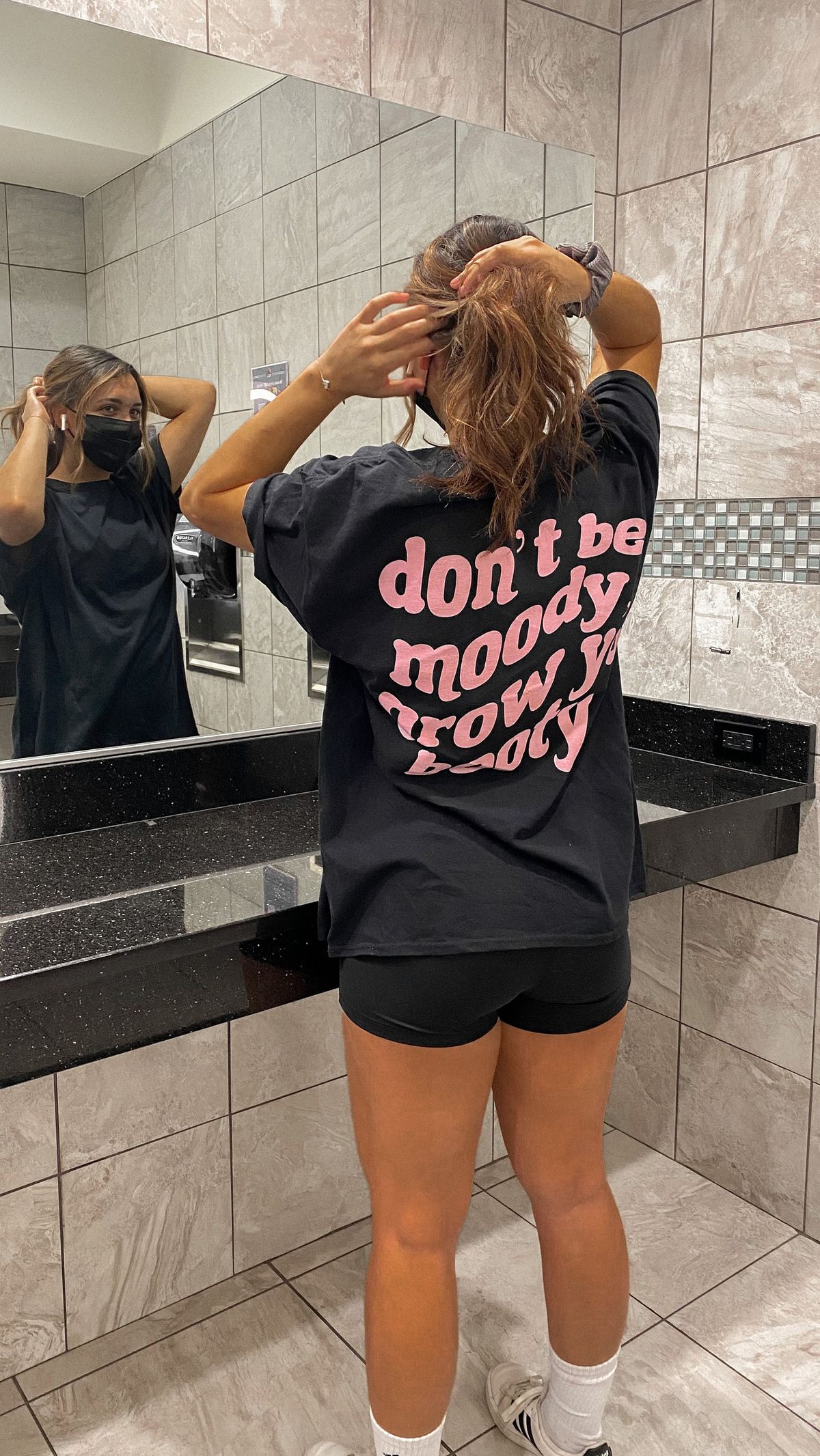 VOL 1. Don't Be Moody Unisex Heavy Cotton Tee | Pump Cover | Oversized Tee | Gym Tee | Loungewear | Street Style