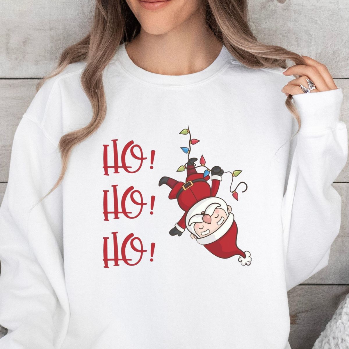 Funny Santa Christmas Sweatshirt: Festive Holiday Pullover