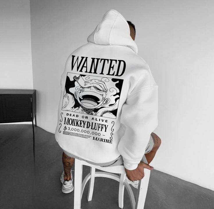 Wanted monkey hoodie oversized