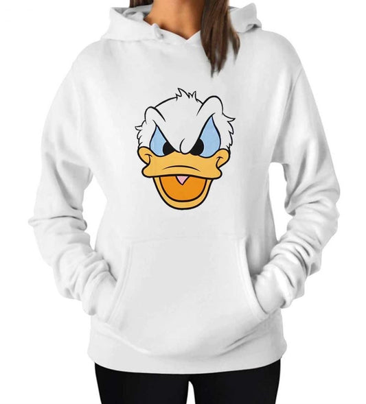 Angry donald duck hoodie oversized