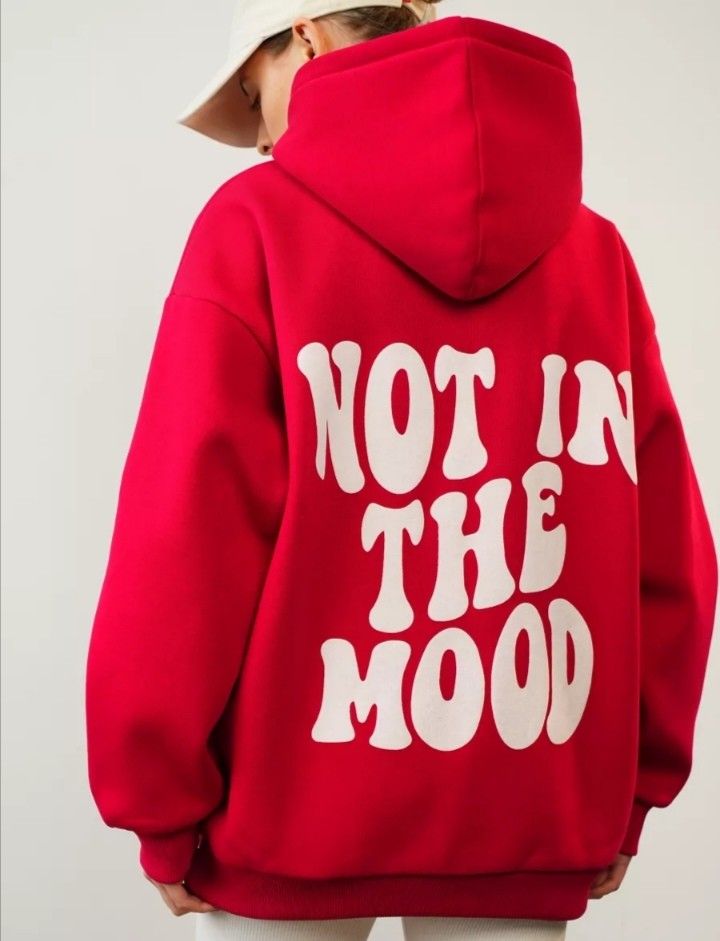 Not in the mood oversized hoodies