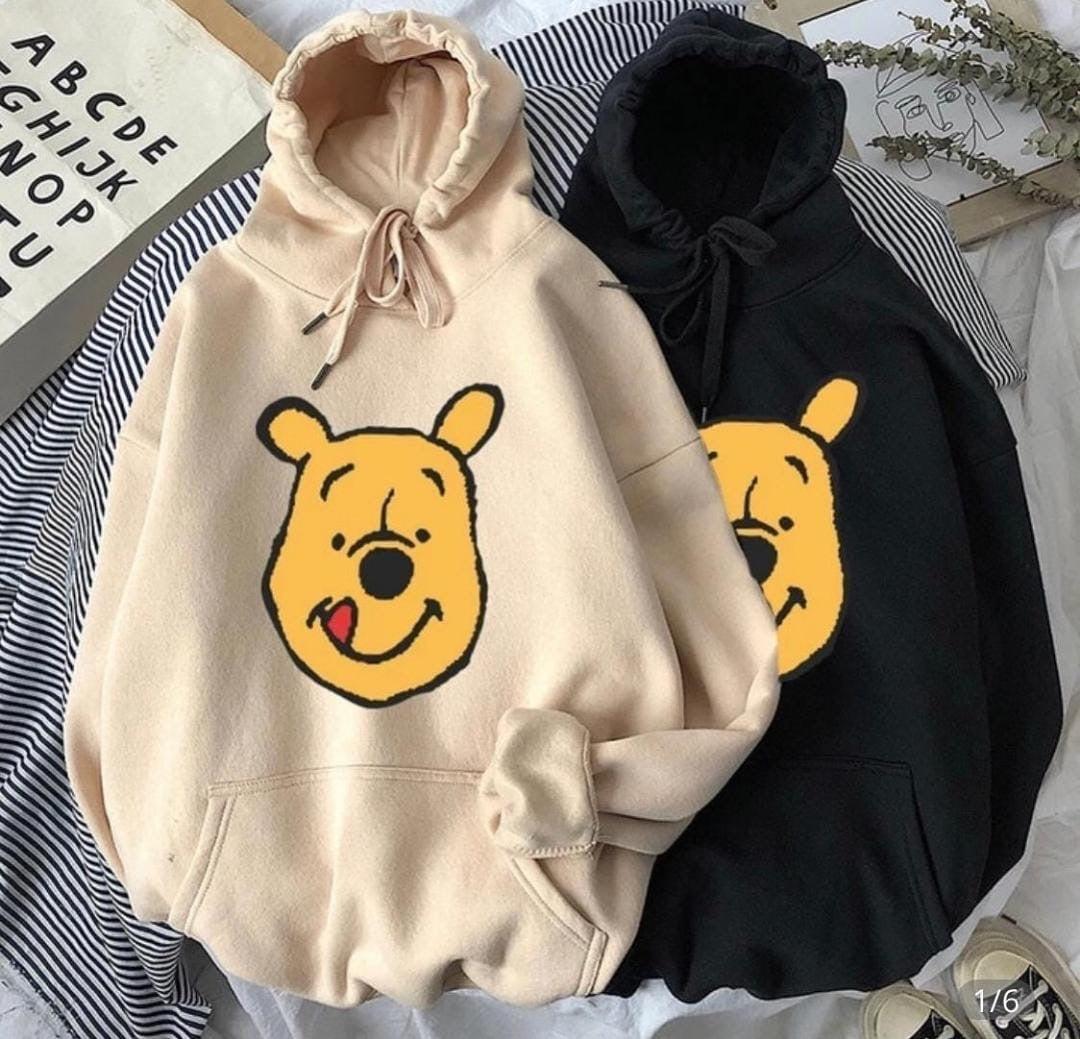 Winnie the pooh oversized hoodies