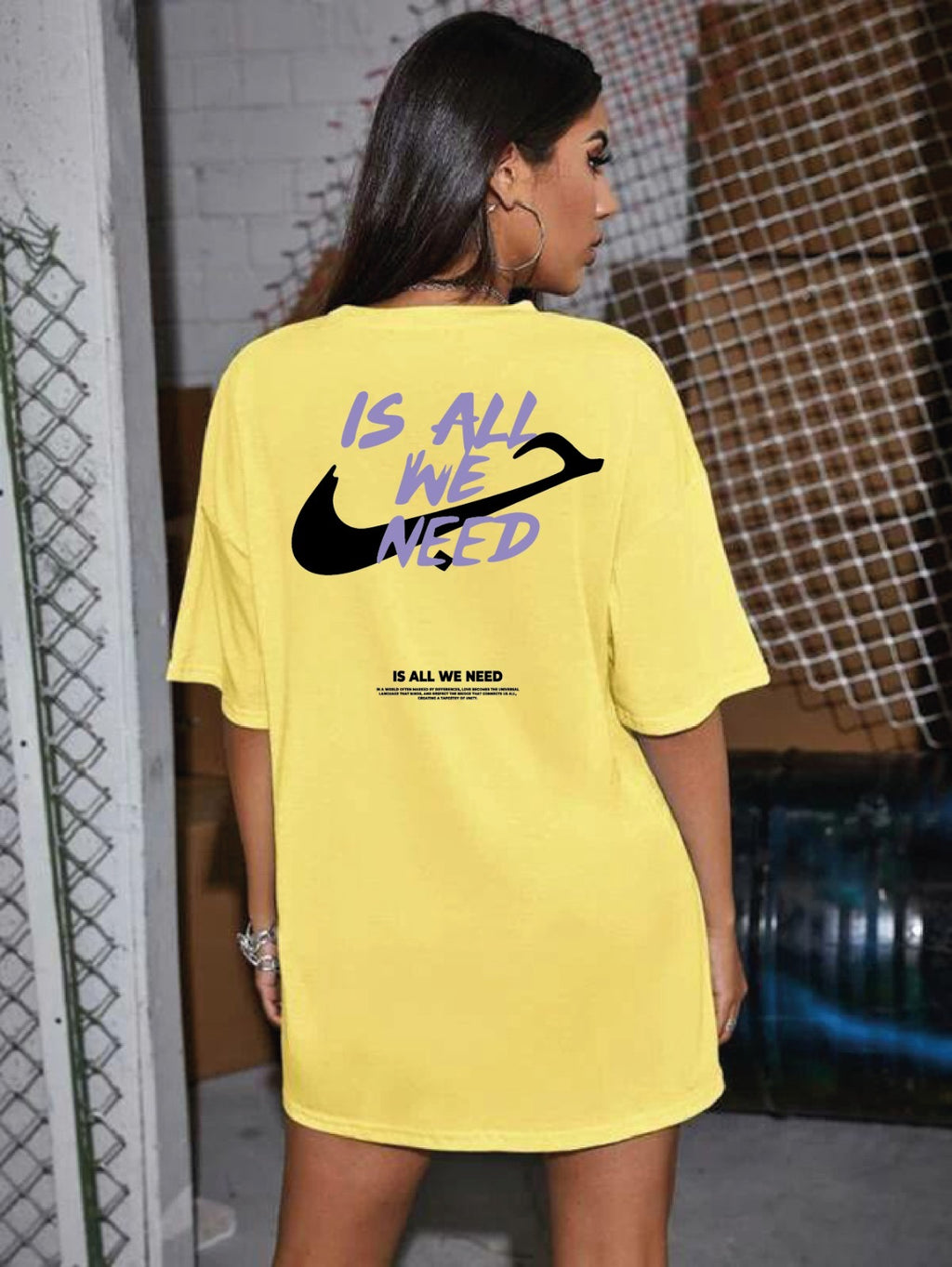 Hub Women Oversized Tshirt
