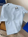 Men's Slim Fit Short Sleeve T-Shirt In Haze Blue