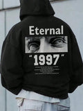 Men's Casual Printed Element Hoodie Sweatshirt, Autumn/Winter
