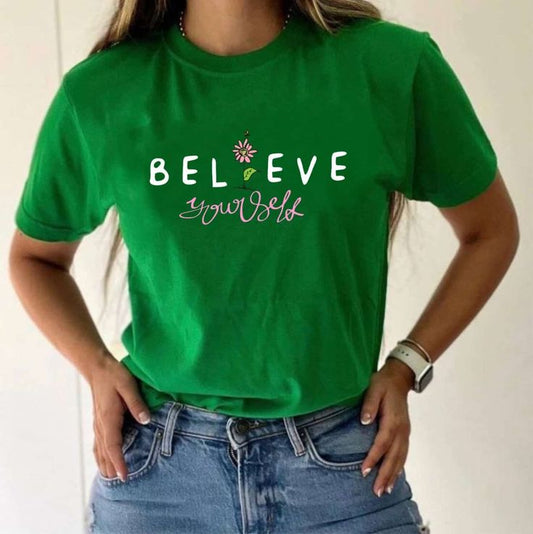 Believe your self tshirt regular fit