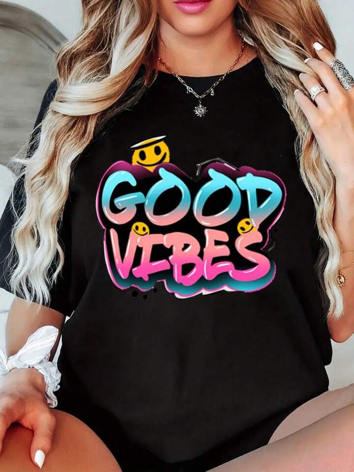 Good Vibes Tshirt Oversized