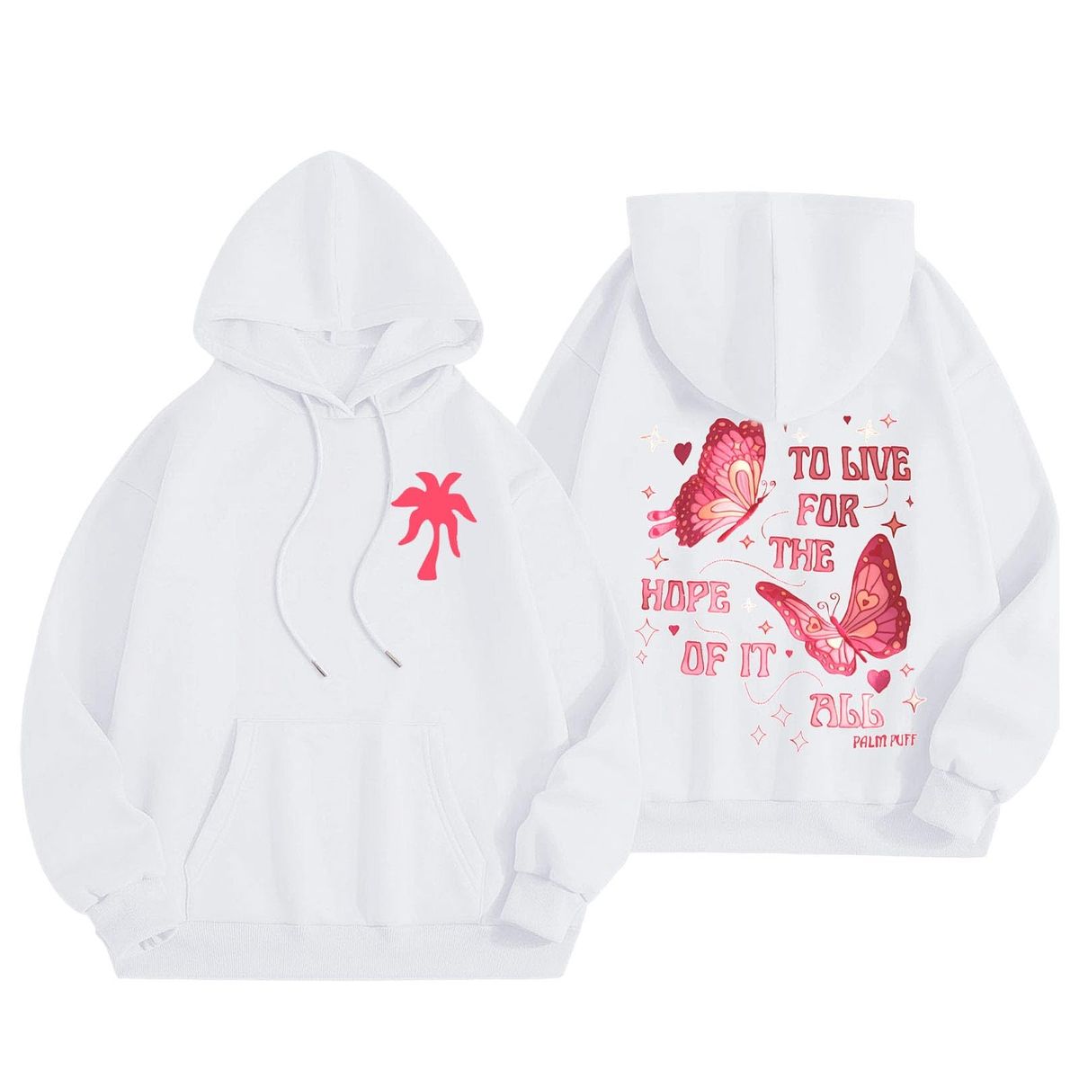 Graphic Hoodies for Women Cute Preppy Sweatshirt Girls Hoodie