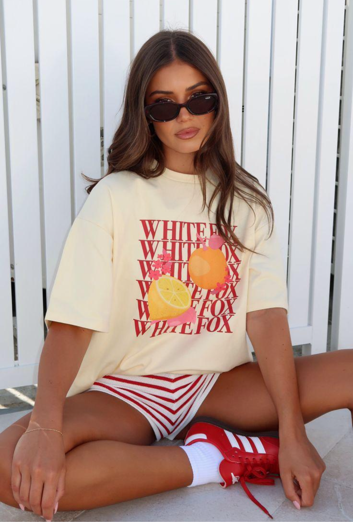 White Fox Tshirt Oversized