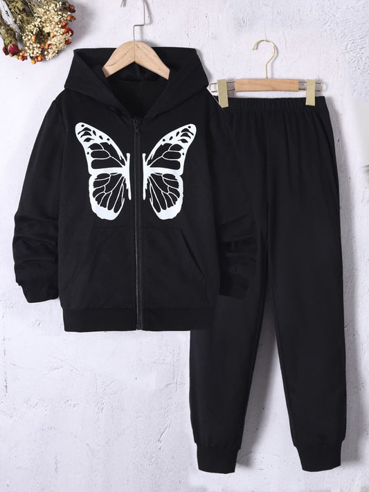 Women’s set oversized butterfly