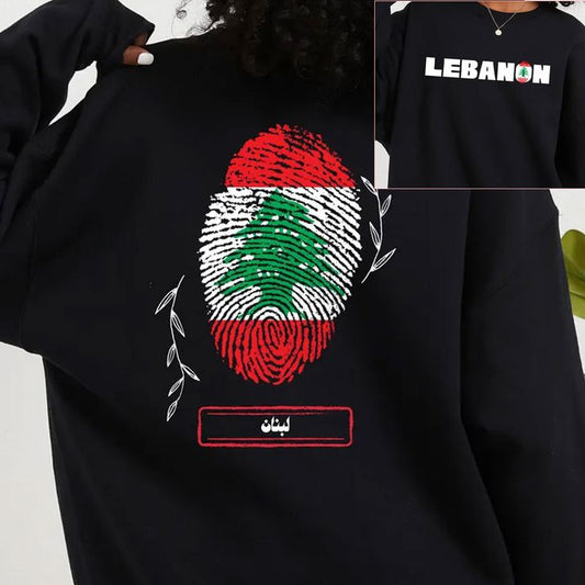 Lebanese Hoody for Friend Lebanon Art Sweatshirt Flag Long Sleeve Hoodies Beirut Crewneck Autumn