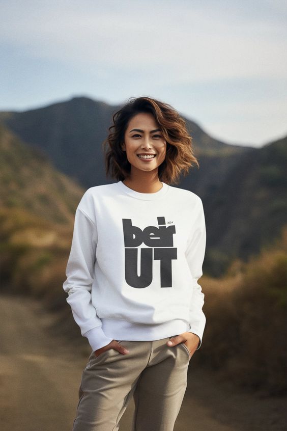 Beirut Crewneck Sweatshirt Oversized