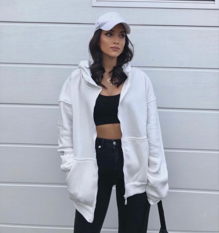 Hoodies Liban Sweaters | Zip-Up Sweater | Color: White /Black/Grey