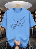 Trendy graphic blue T-shirt 👕