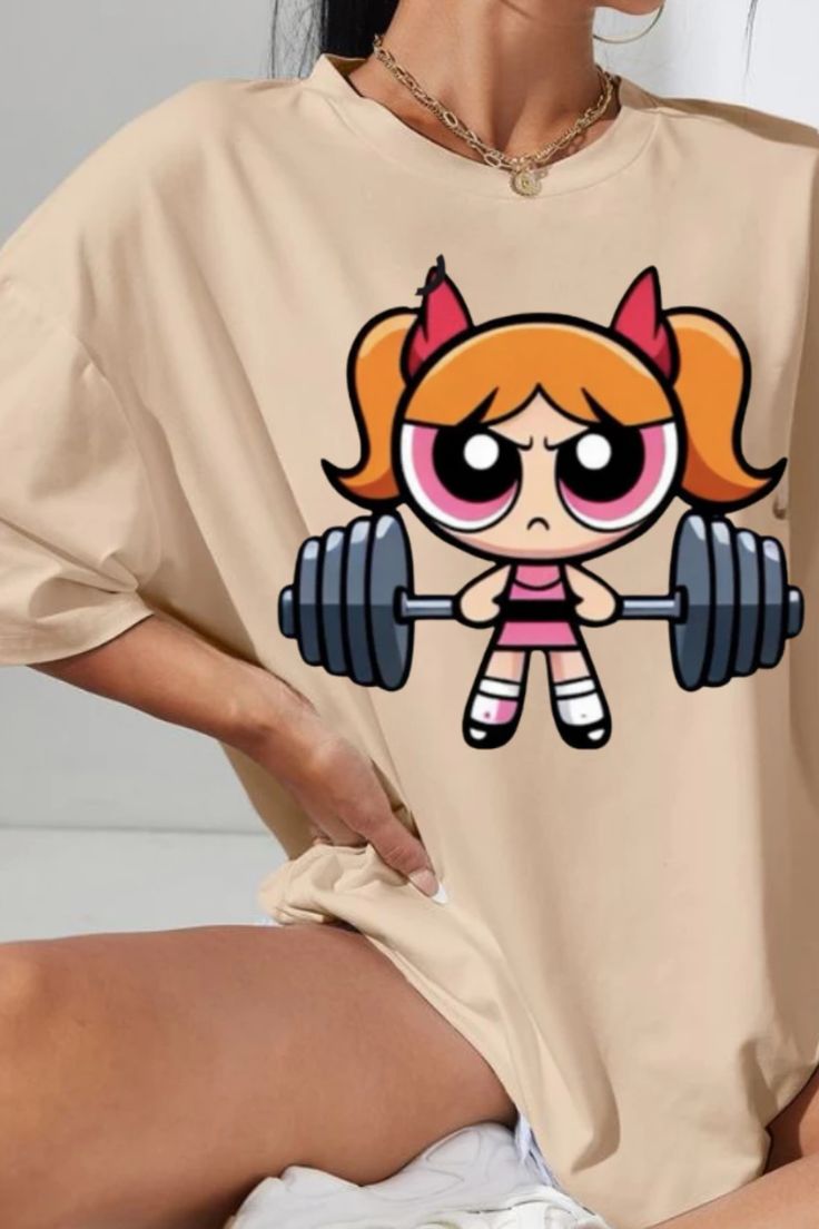 Fitness Women Tshirt Oversized