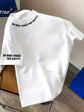 Letter Men Tshirt Oversized