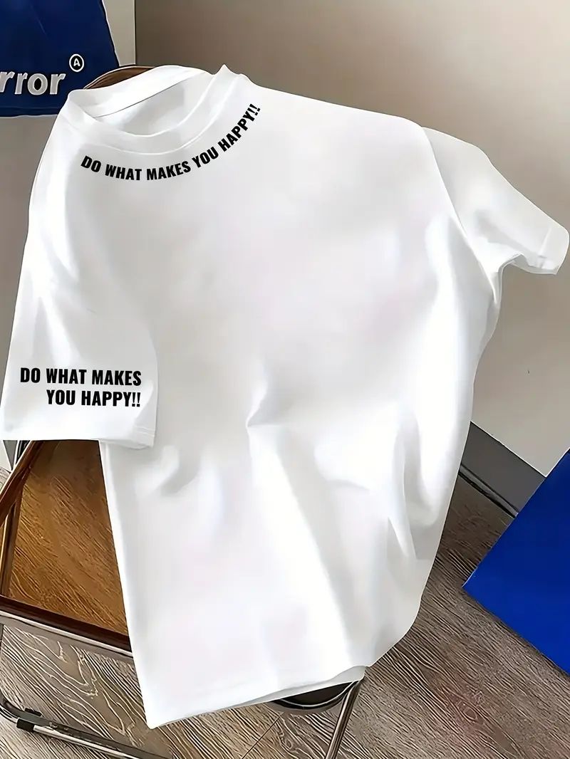 Letter Men Tshirt Oversized