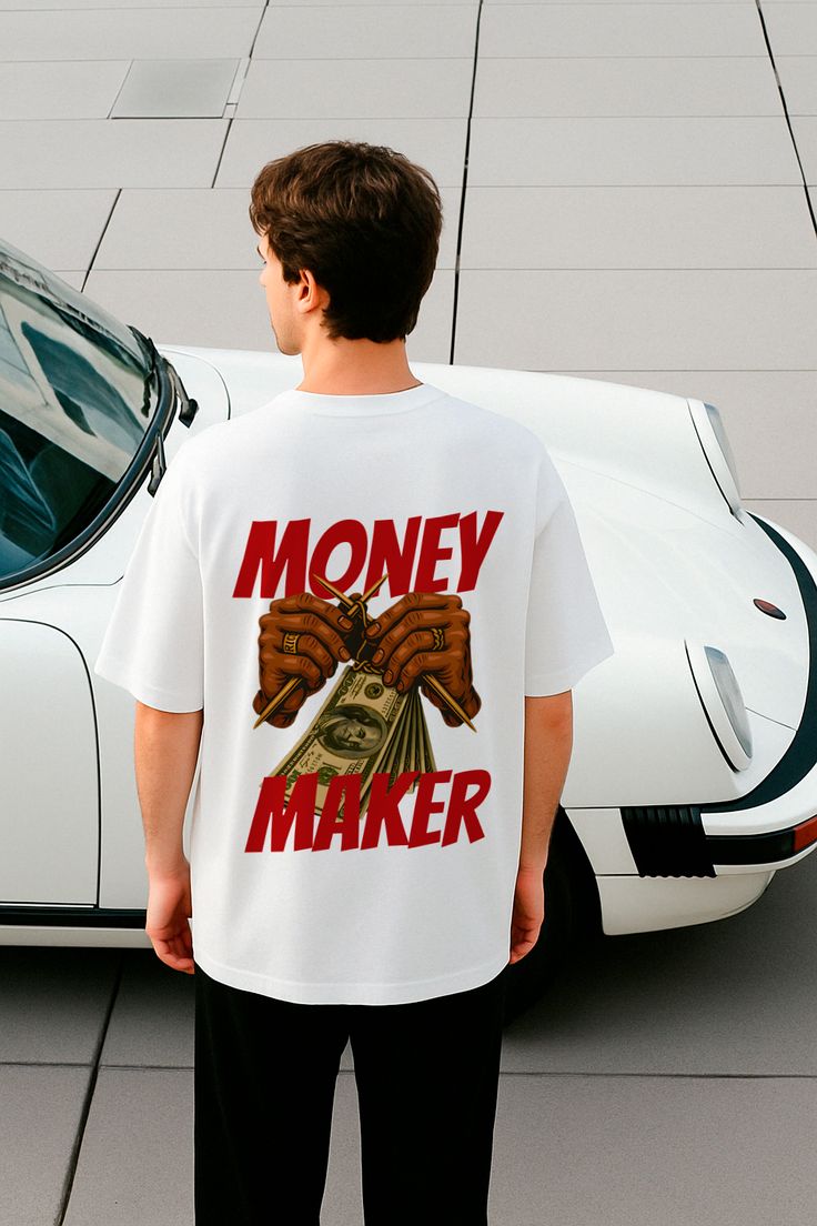 Money Maker Tshirt Men Oversized