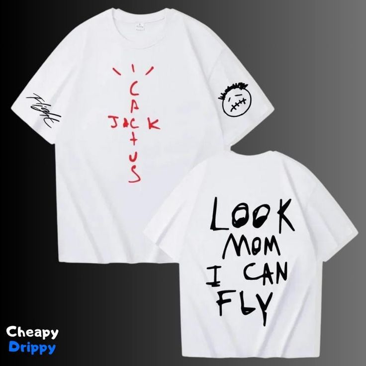 | Look Mom I Can Fly | Cactus Jack Shirt|