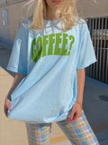 Coffe Tshirt Oversized