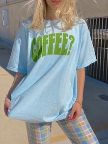 Coffe Tshirt Oversized