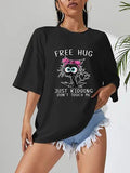 Free Hug Tshirt Oversized