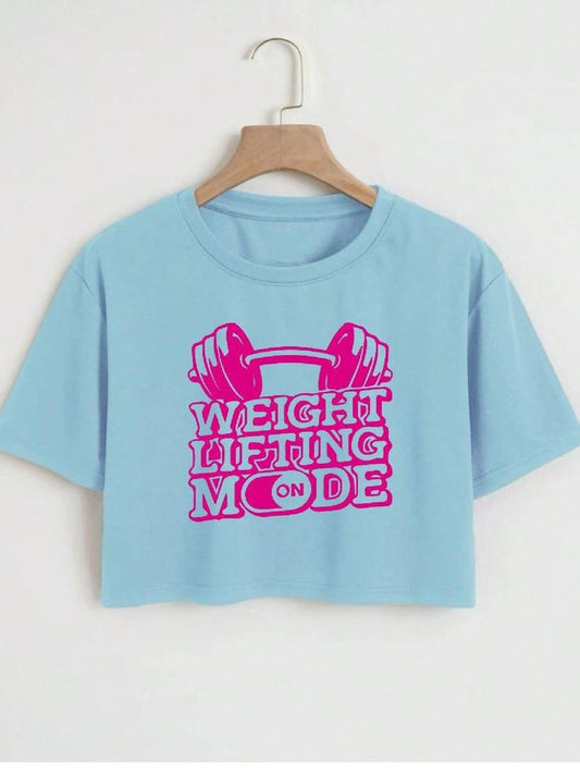 Gym Crop Top Oversized