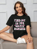 Letter Women Ovesized Tshirt