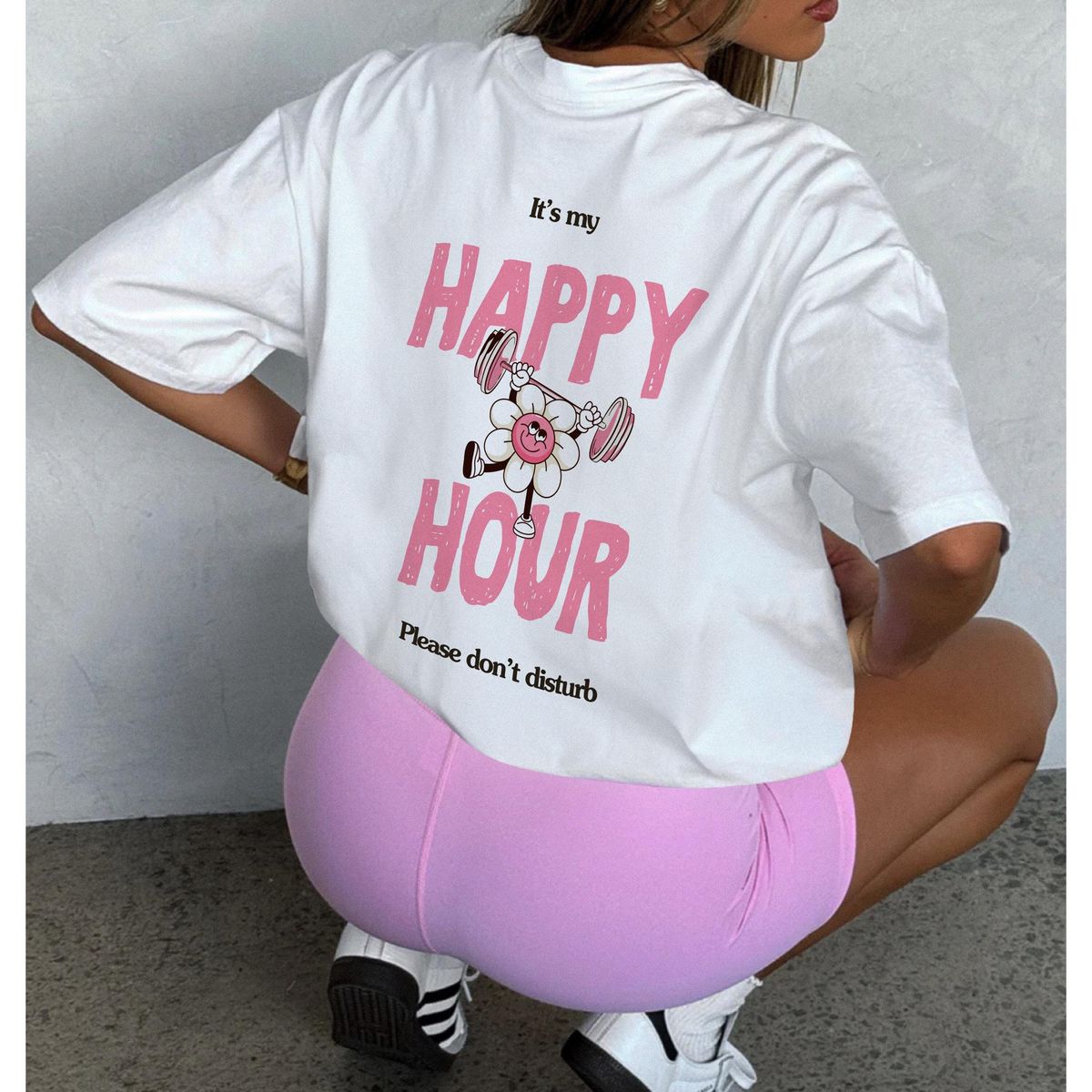My Happy Hour Gym Edition Unisex T-Shirt, Gym Girl, Pilates Girl, Healthy
