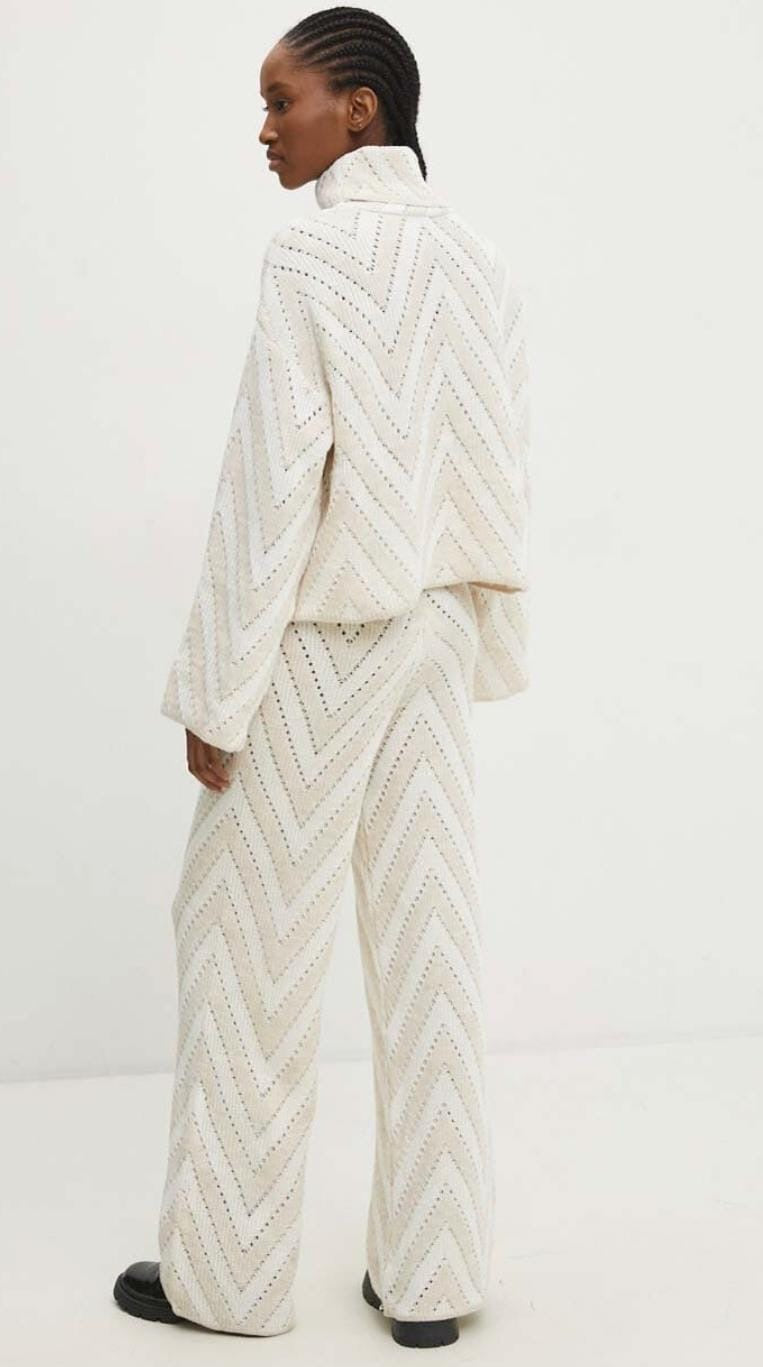 Textured White Co-Ord Set – Premium Turkish Fabric