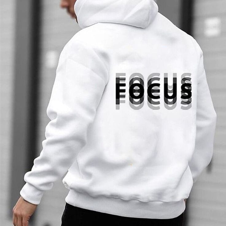 Focus oversized hoodie