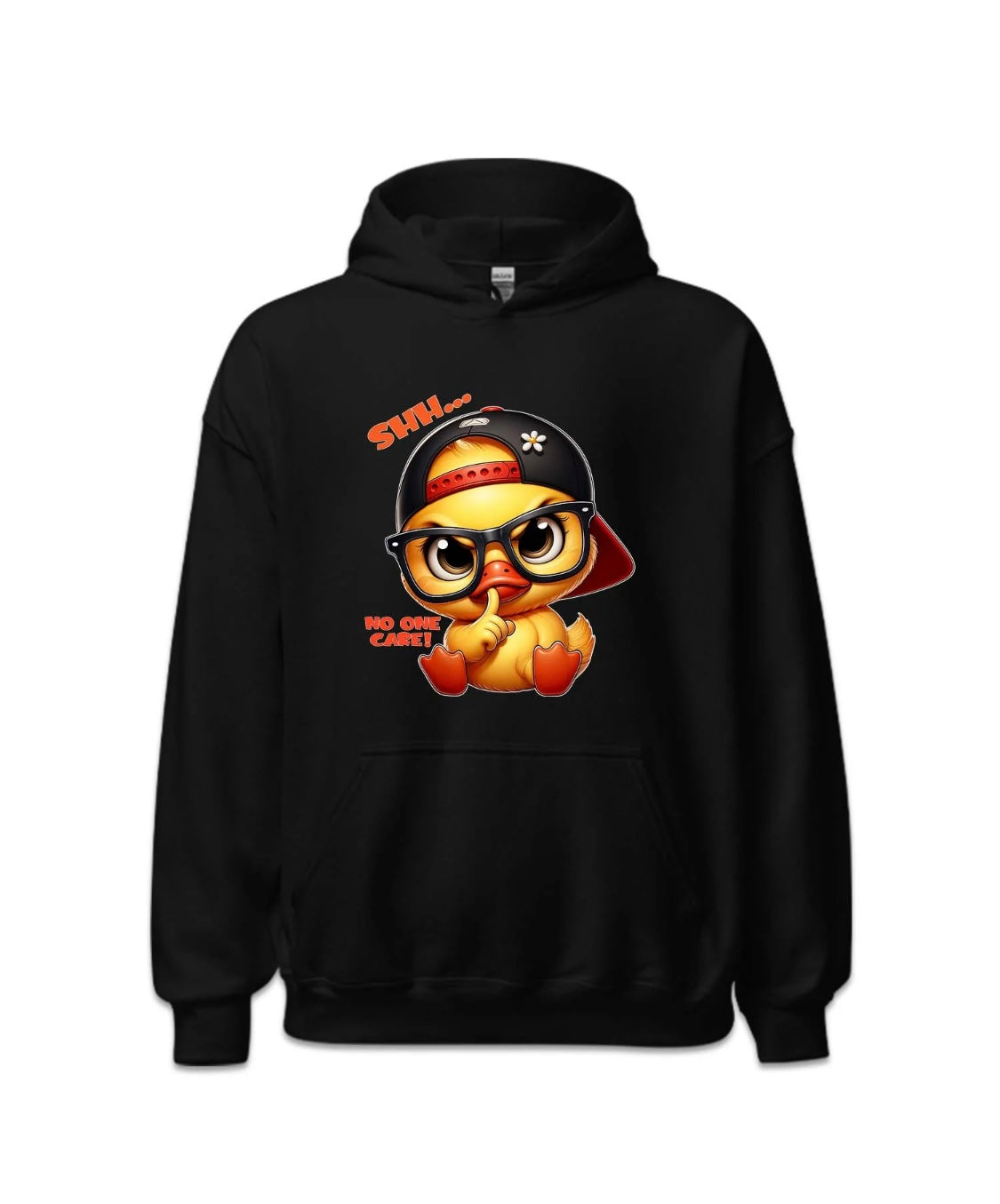 Funny duck quote oversized hoodie