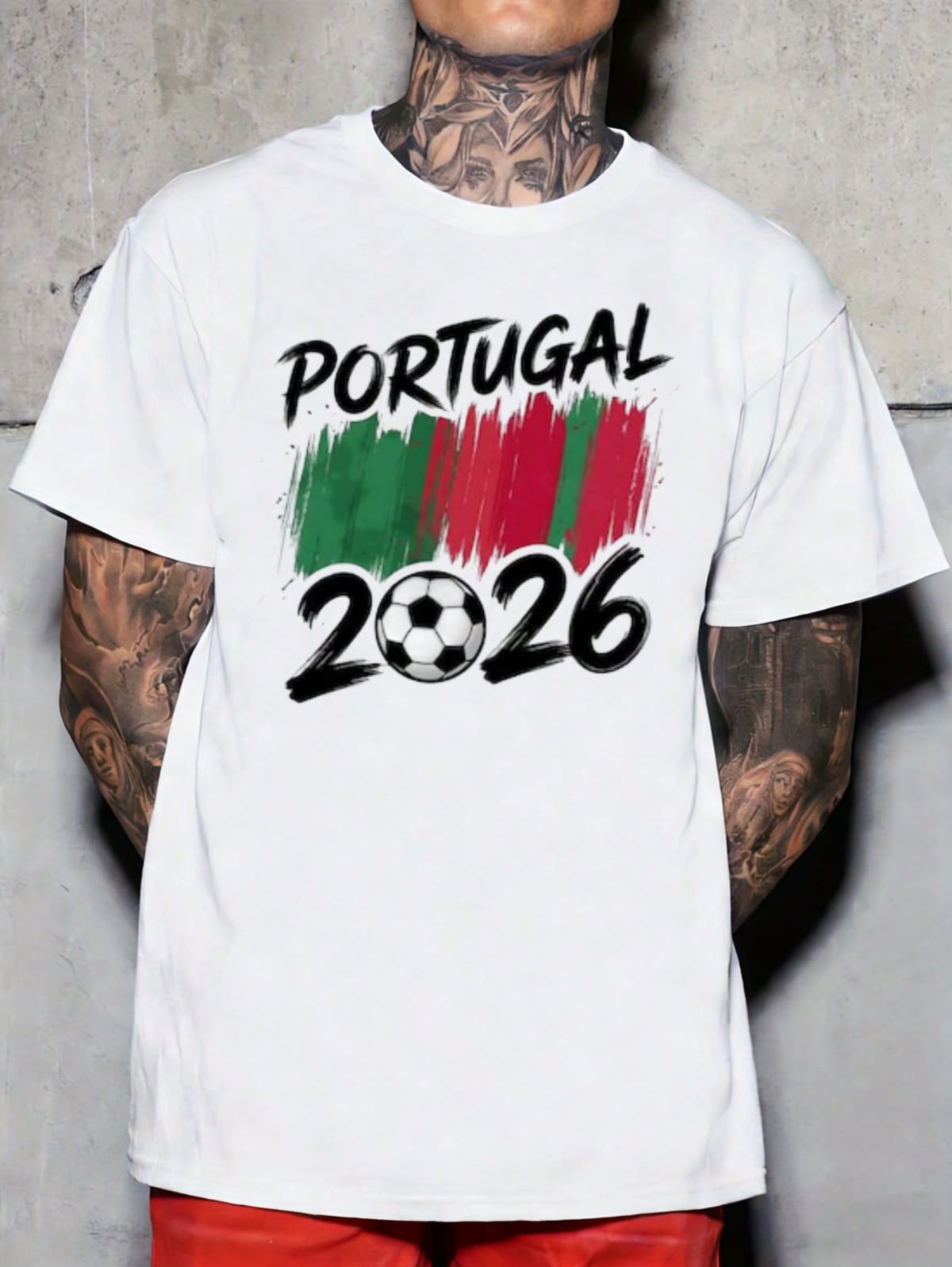 2026 NEW Portugal 2026 Soccer Football T Shirt Men Black Country Flag Design Sports Fan Apparel Suitable For Holiday Gifts
