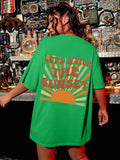 Slogan ocasional Camiseta