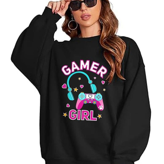 Gamer girl oversized sweatshirt