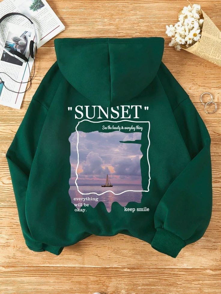 Sunset oversized hoodie