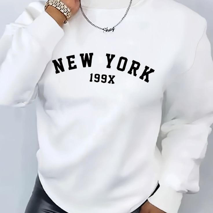 New york oversized sweatshirt