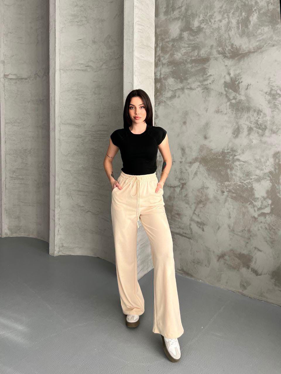 Wide -leg pants