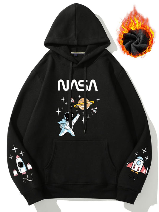 Men astronaut hoodie oversized