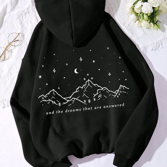 The dreams that are answered oversized hoodie