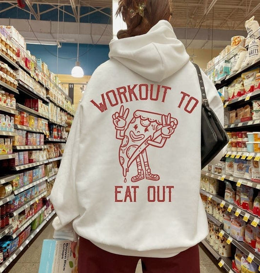 Workout oversized hoodie