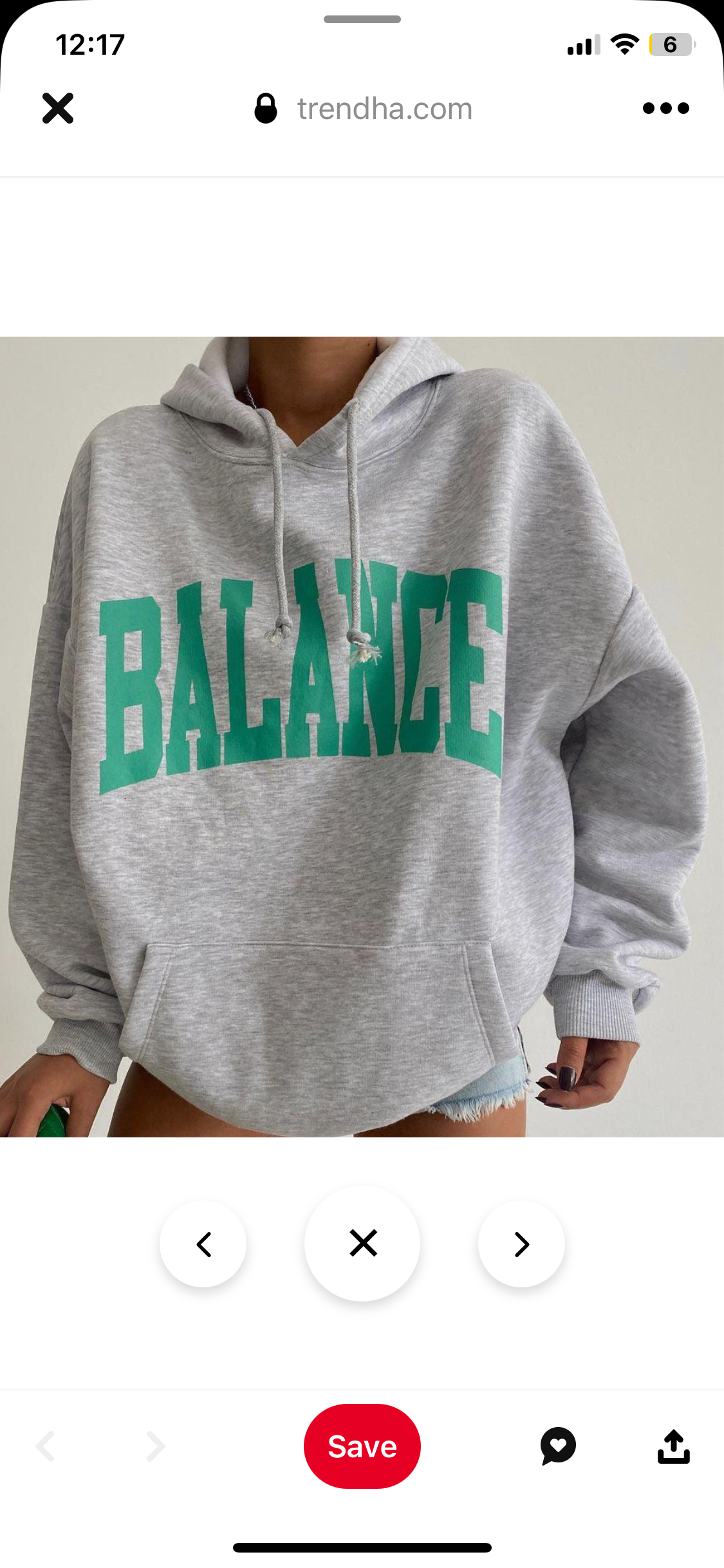 Balance hoodies oversized