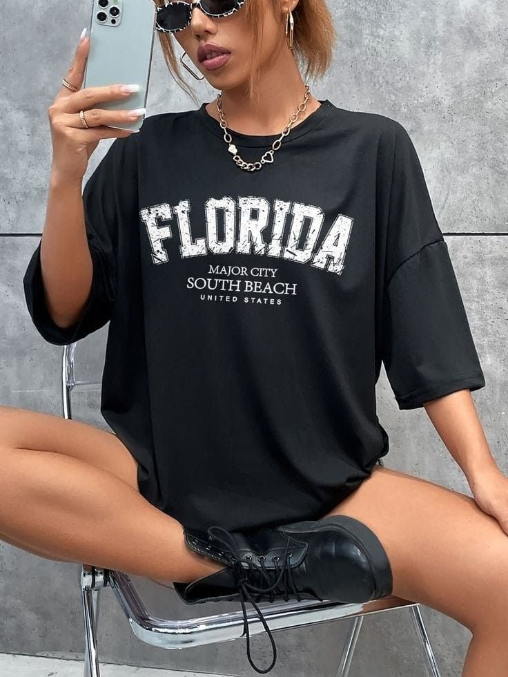 Florida Women Oversized Tshirt
