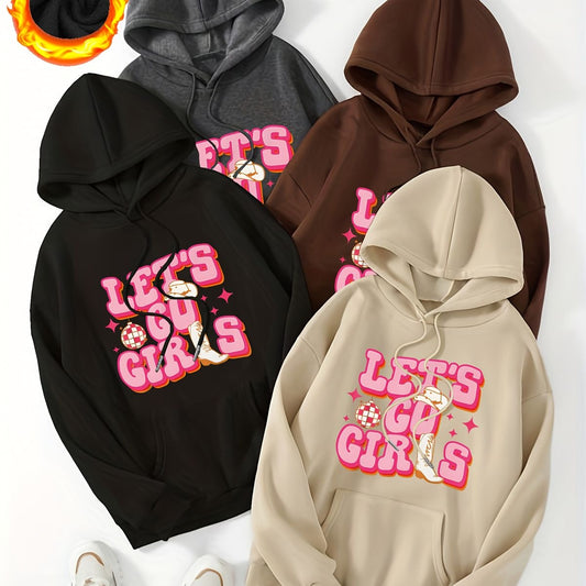 Let’s go girls hoodies oversized