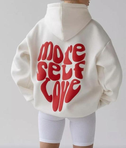 More self love oversized hoodie