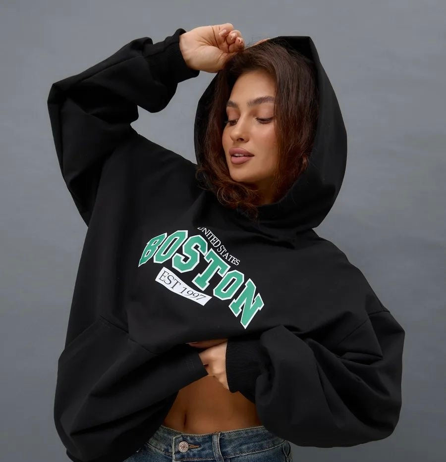 Boston oversized hoodie