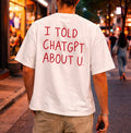I told chatgpt about u Men Tshirt Oversized