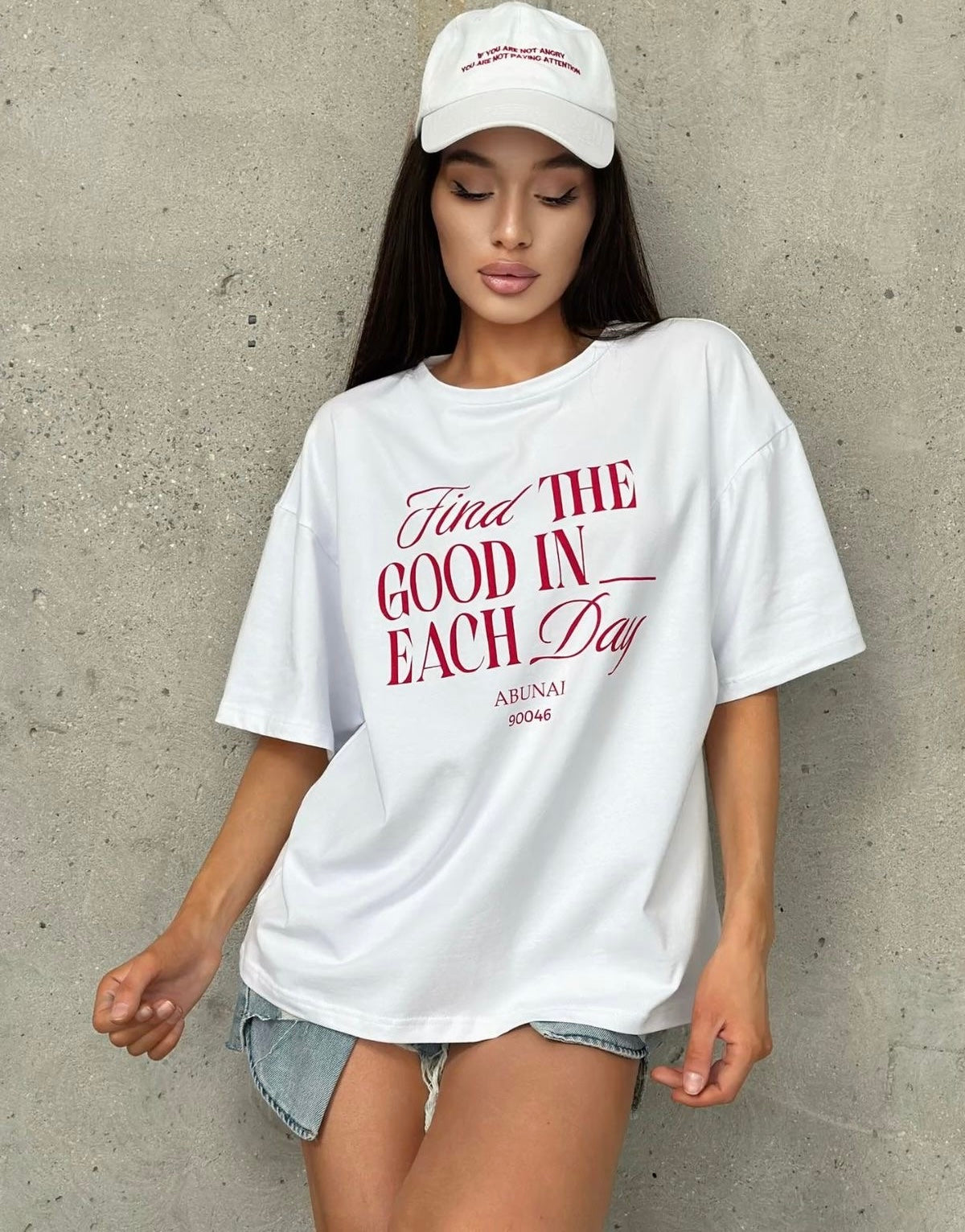 Find The Good In Each Day Women Oversized Tshirt